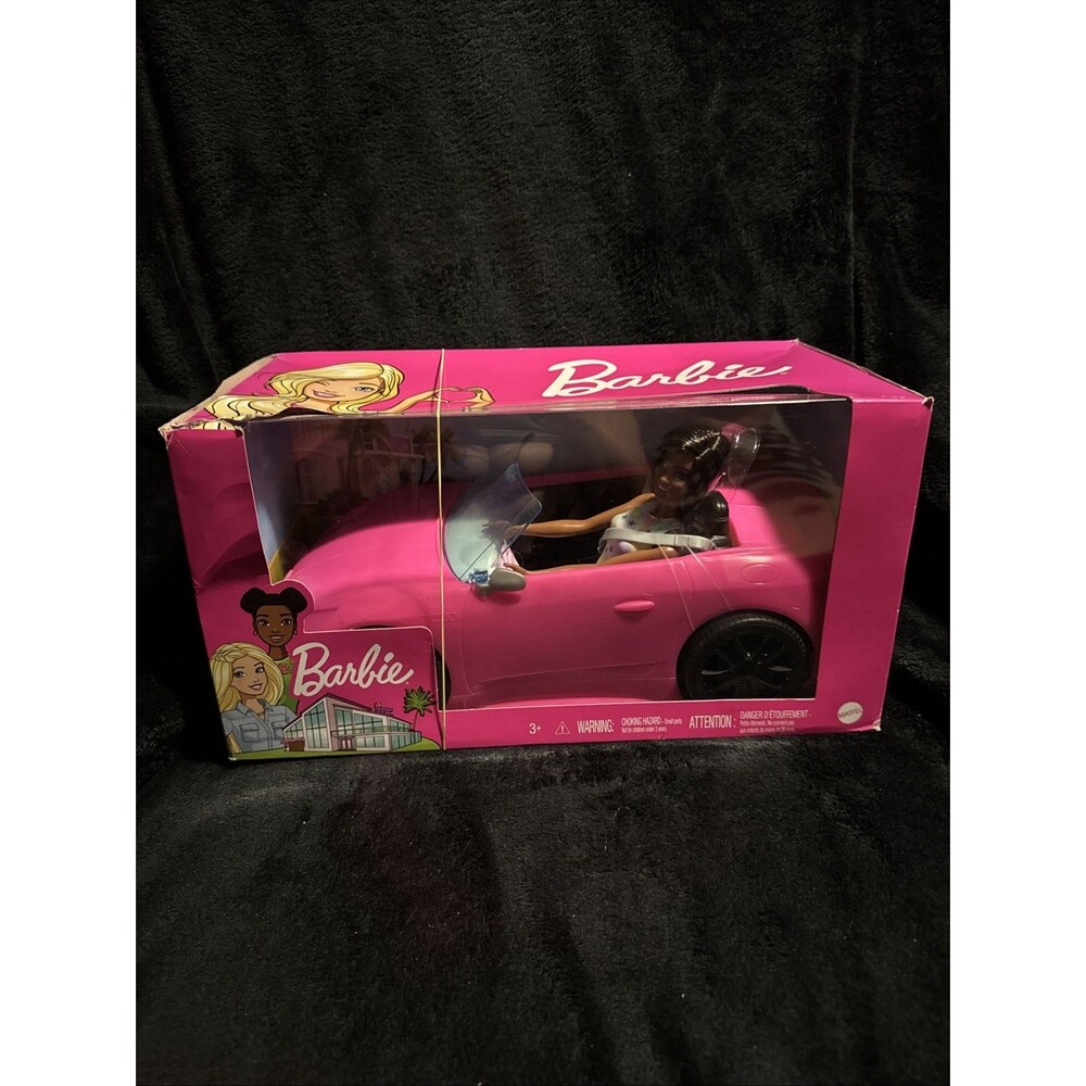 Barbie Pink Convertible Sports Car Mattel